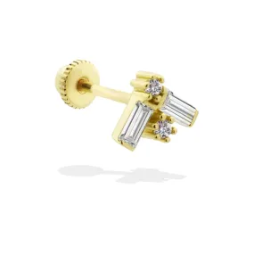 14 Karat Gold Burlington Labret Earring QOAH17