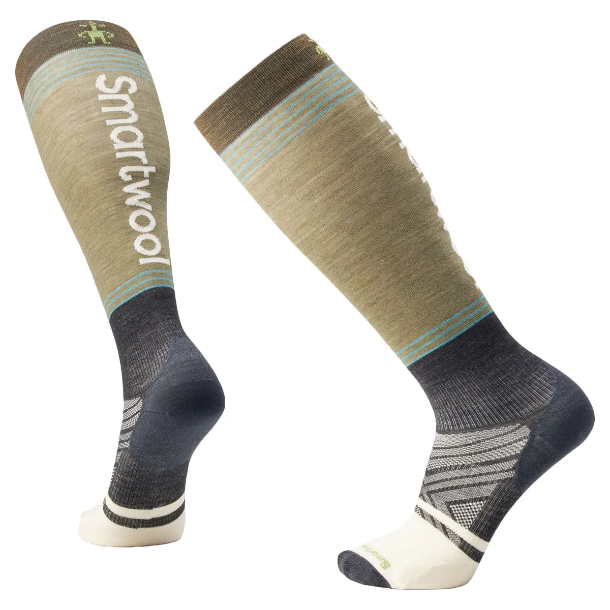 2024 Smartwool Men's Zero Cushion Logo Ski Sock