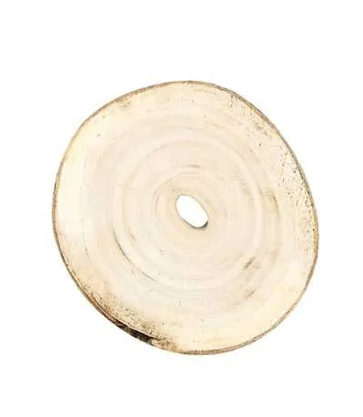 6-1/4" Round Paulownia Wood Slice