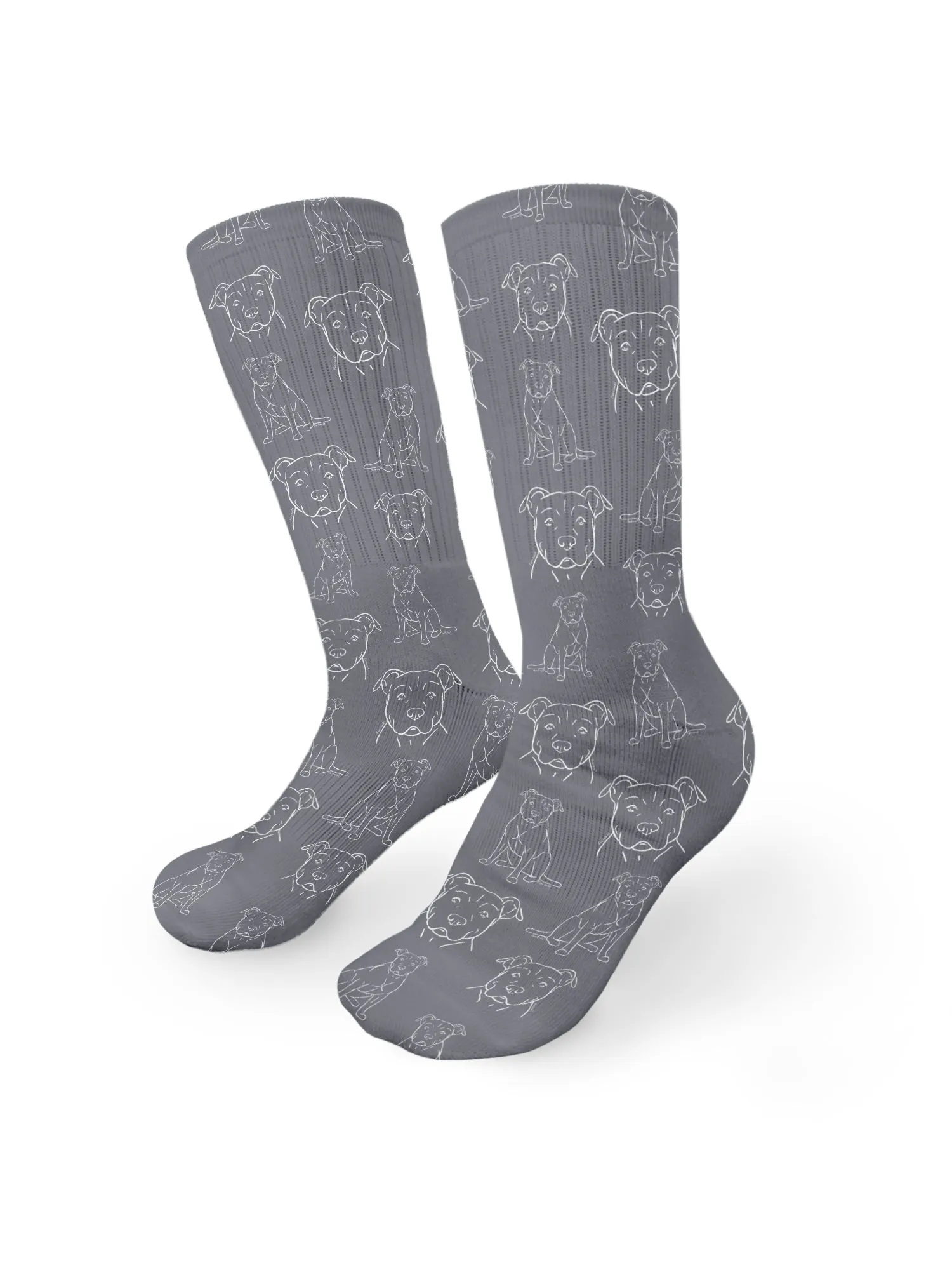 American Staffordshire Terrier Crew Socks