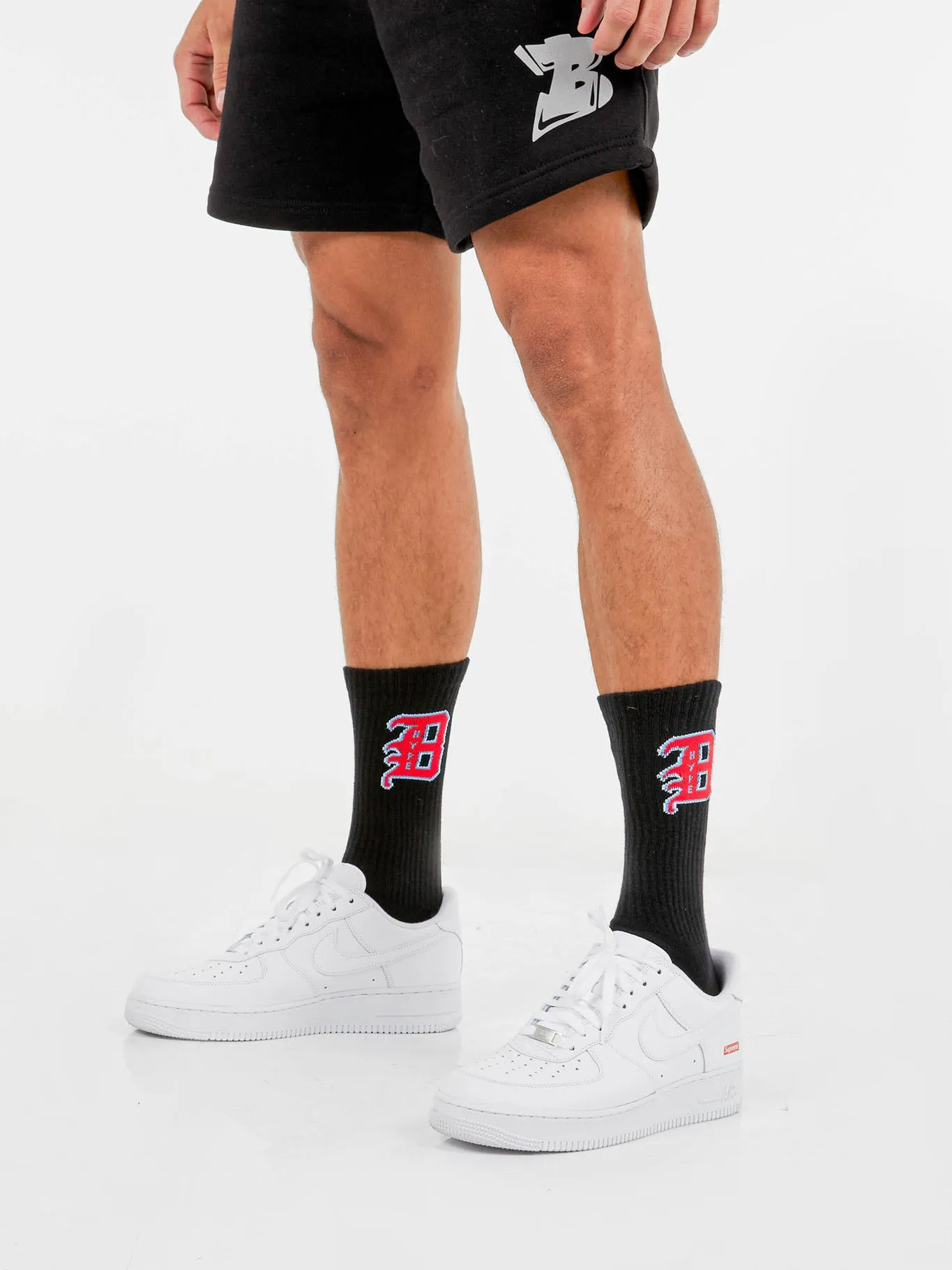 Bhype Society - Varsity B Socks Black