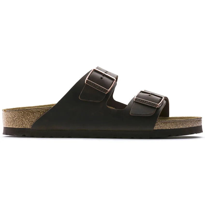 'Birkenstock' Men's Arizona Oiled Leather Sandal - Habana