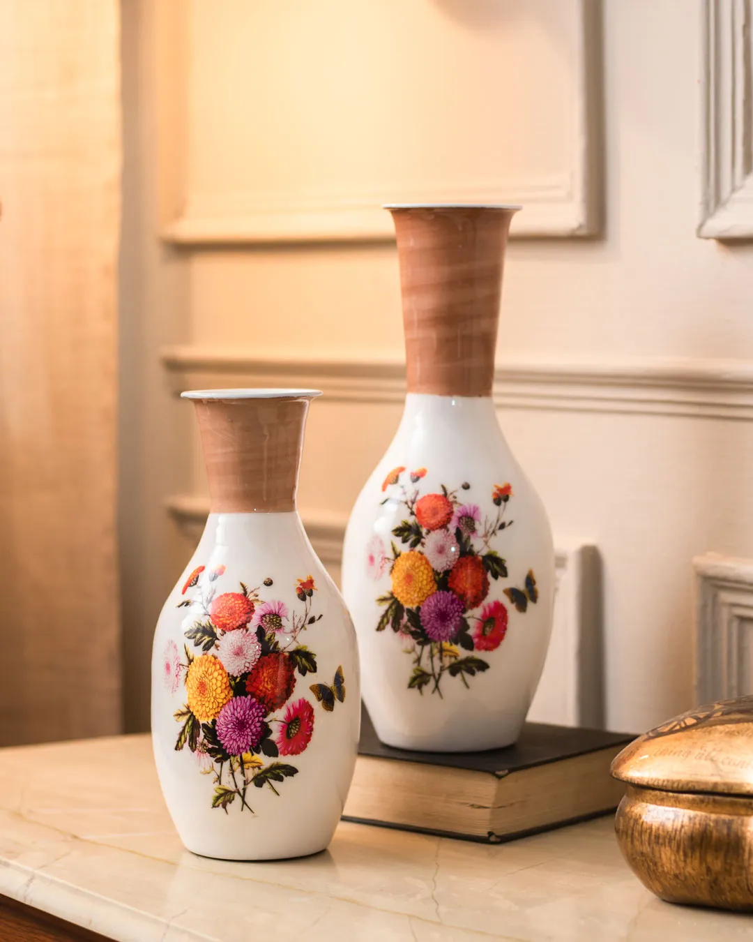 Blossom Decorative Vases - Set of 3