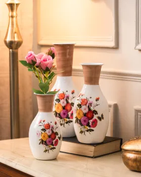 Blossom Decorative Vases - Set of 3