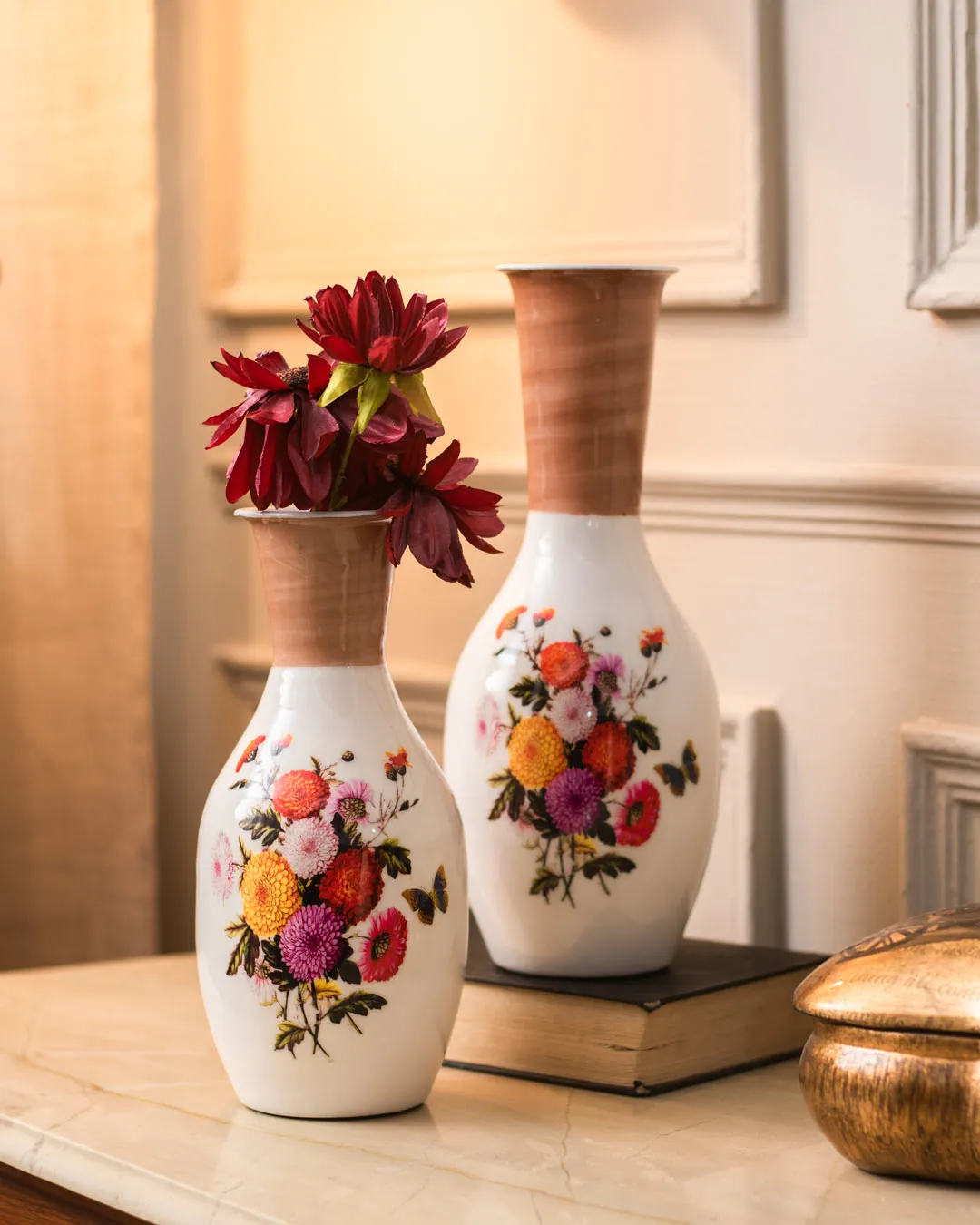 Blossom Decorative Vases - Set of 3