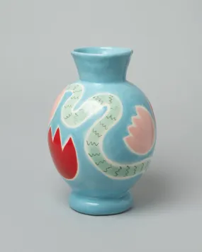 Blue Tulip Vase