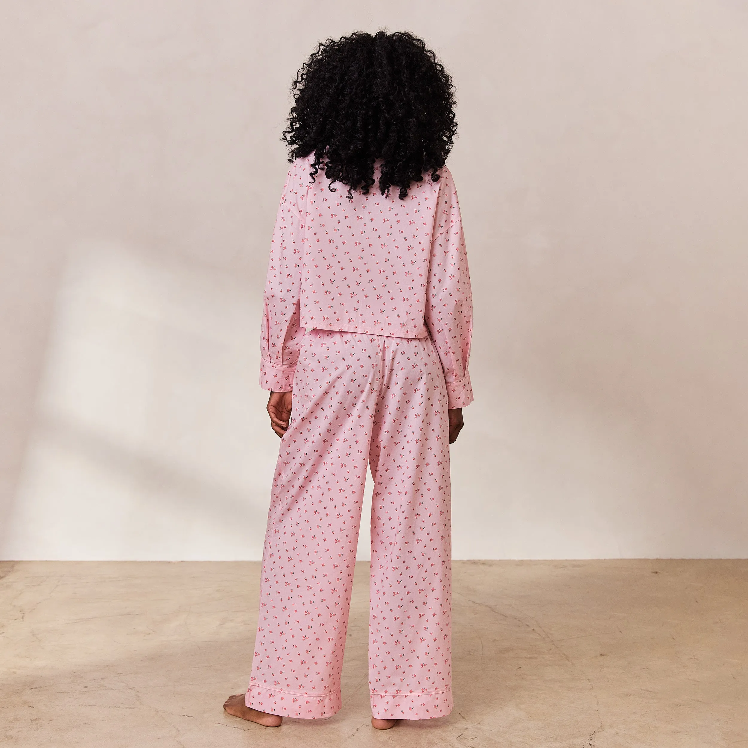 Breakfast Club Pyjama Bottoms - Pink Print