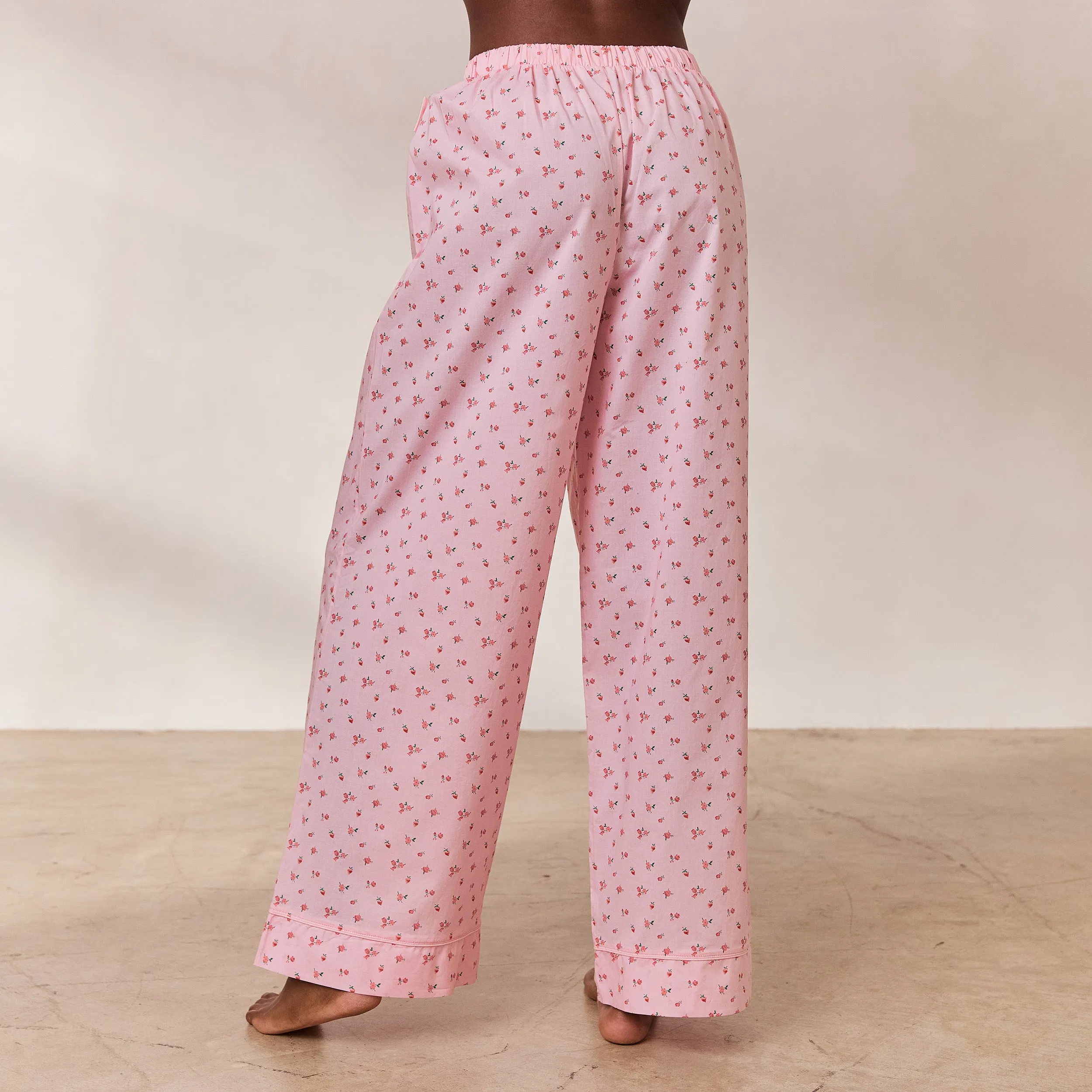 Breakfast Club Pyjama Bottoms - Pink Print