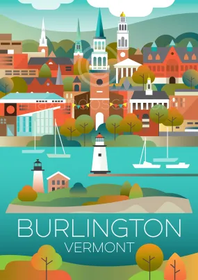 BURLINGTON, VERMONT POSTCARD