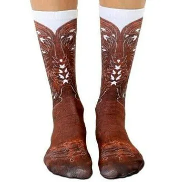 Cowboy Boot Unisex Crew Sock