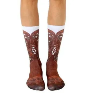 Cowboy Boot Unisex Crew Sock