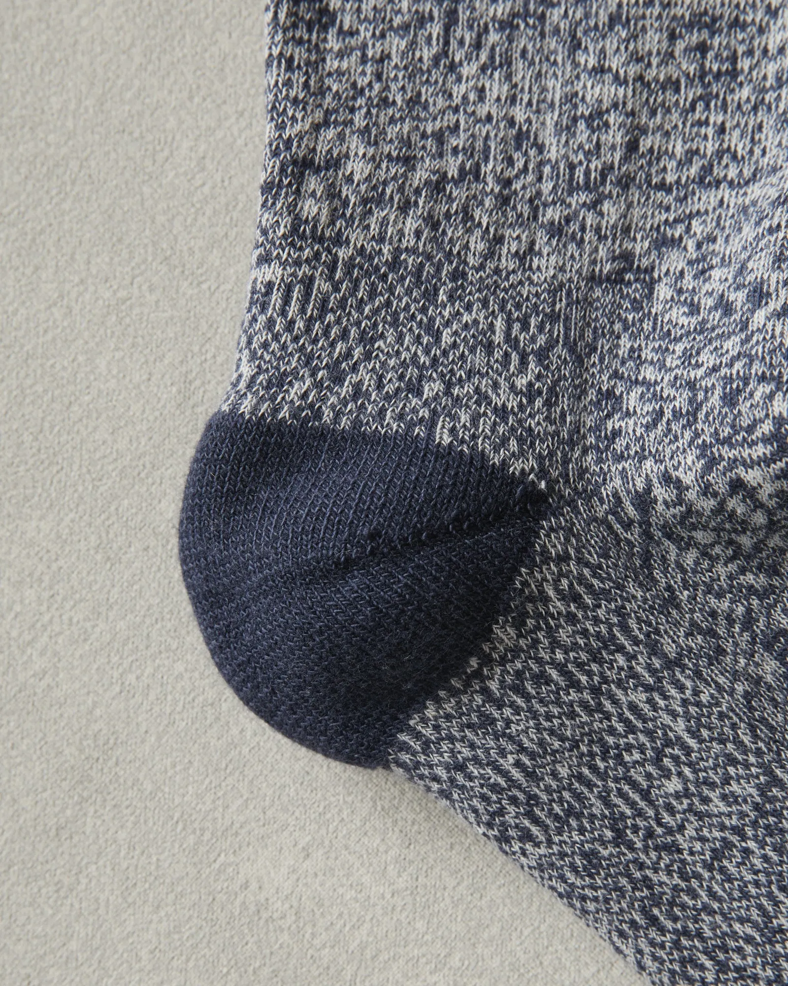 Crew Socks - Marl Navy