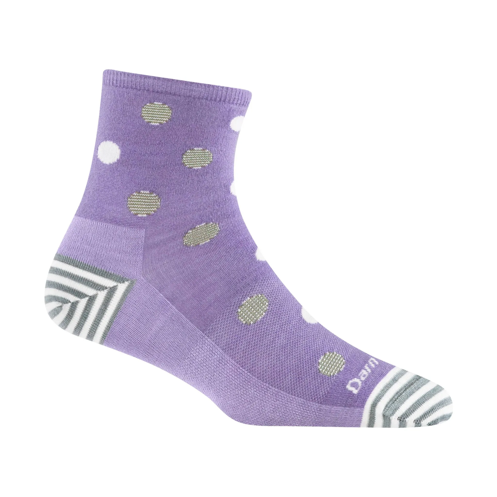 Darn Tough Vermont Women's Dottie Shorty Lightweight Lifestyle Sock - Lavender