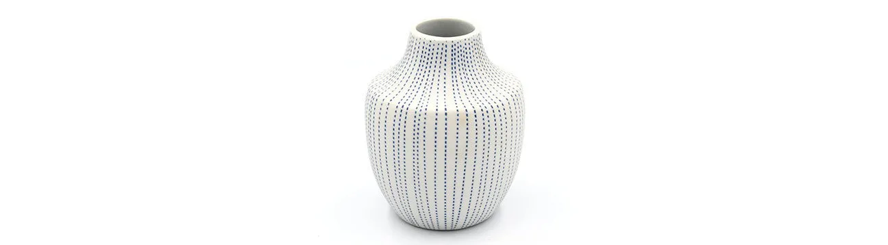 Dotted Porcelain Vase, 4