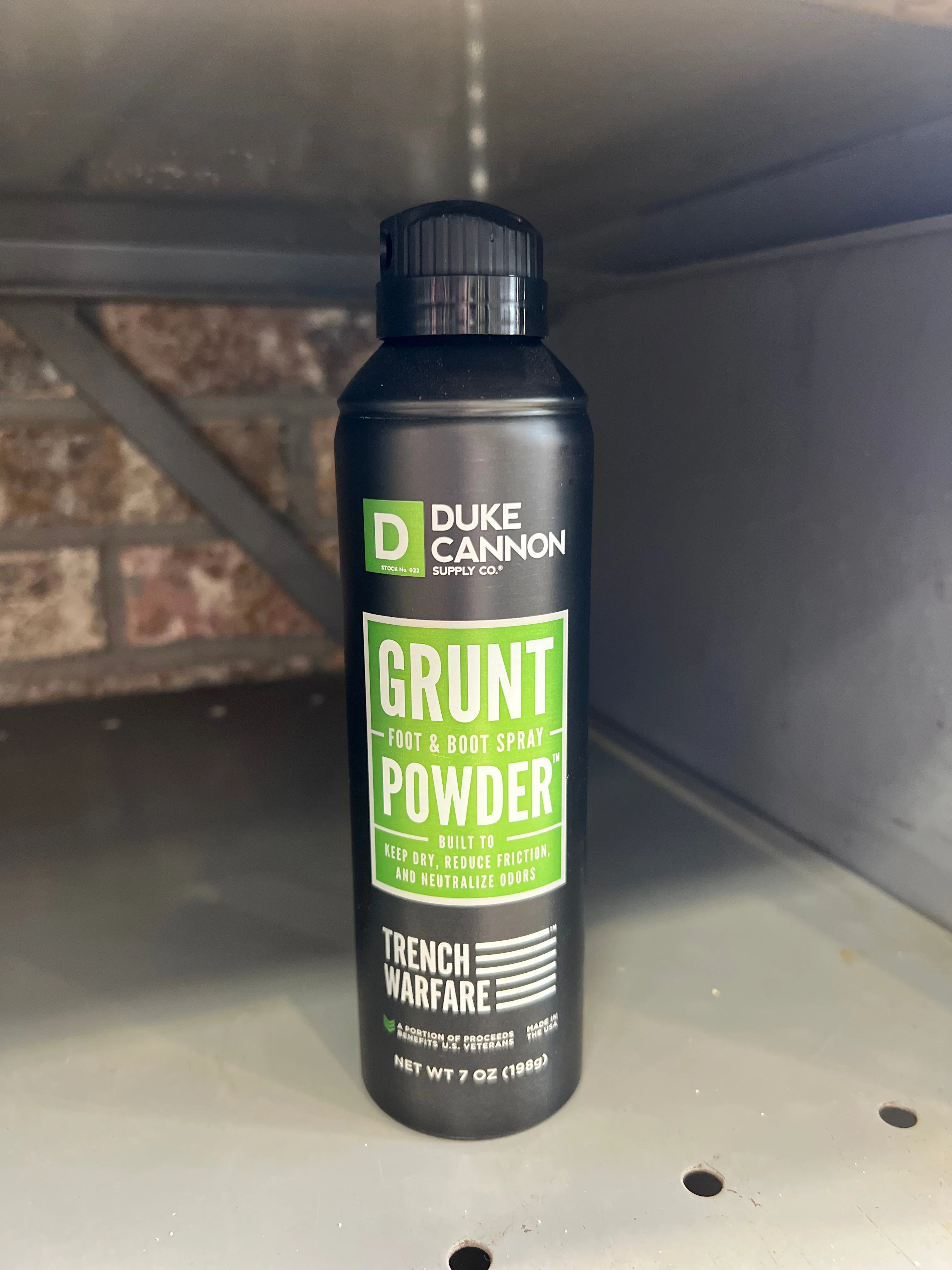 Duke Cannon Grunt Foot & Boot Powder Spray