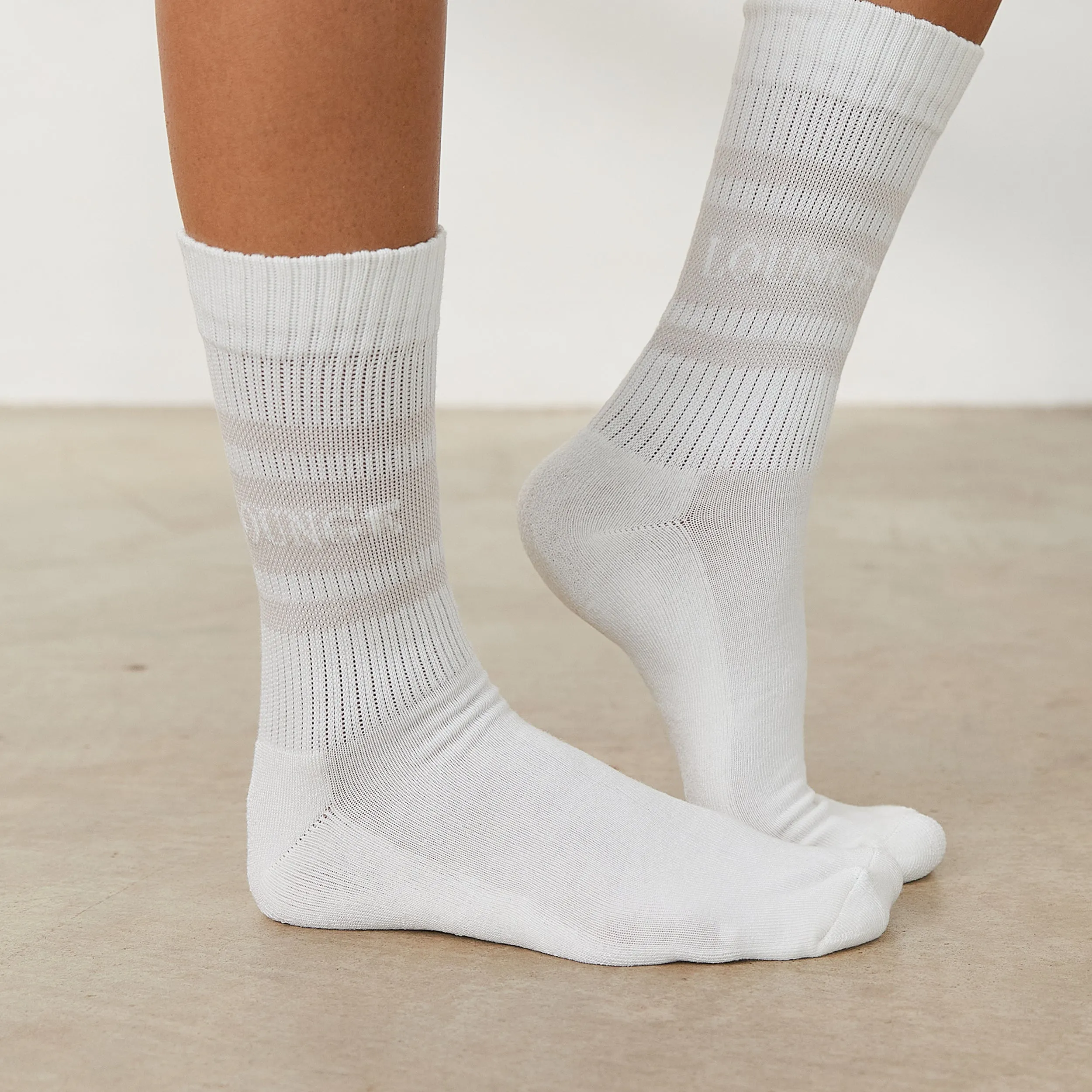 Essential Socks (2 Pack) - Cream