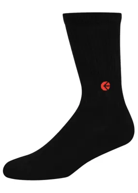 ETHIKA RED LOGO CREW SOCKS