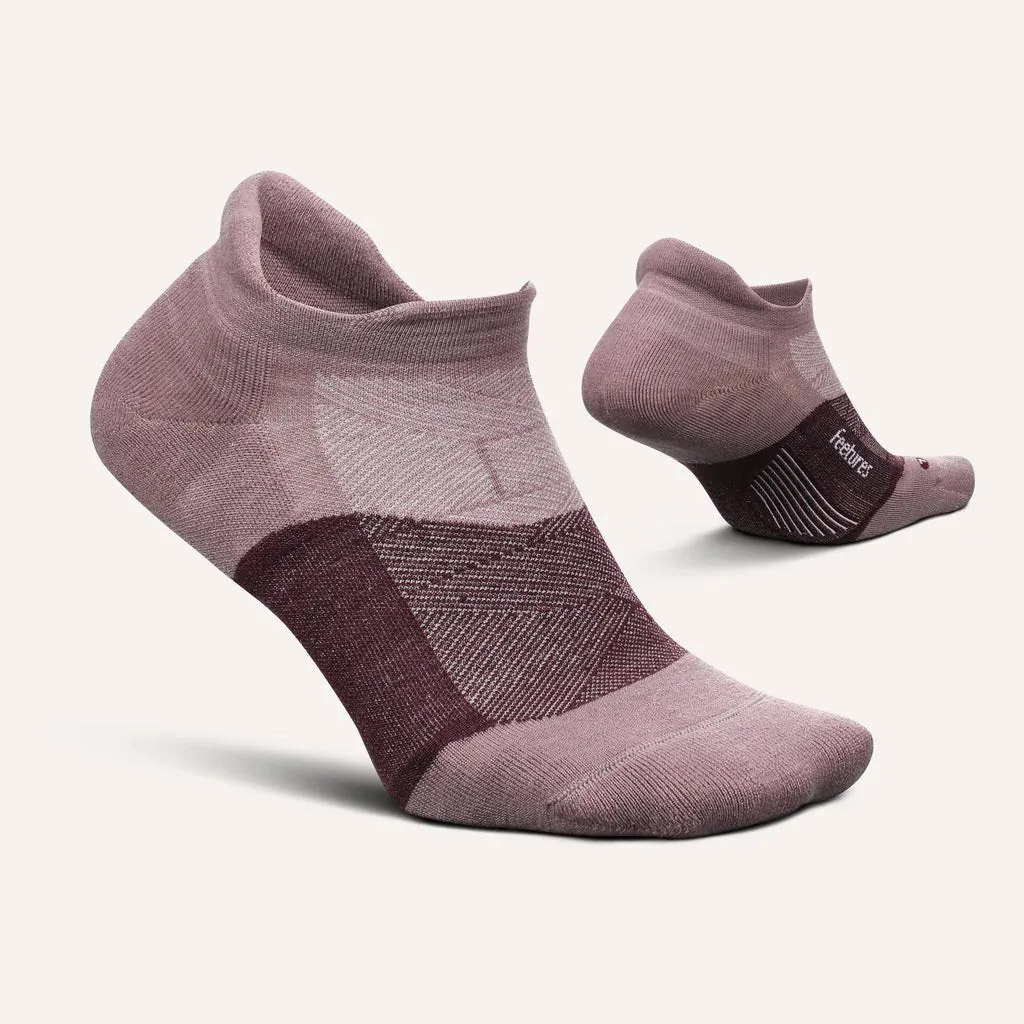 Feetures Women's Merino 10 Cushion No Show Tab Socks - Spiced