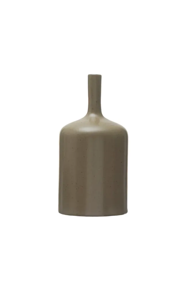 Glazed Bottle Vase