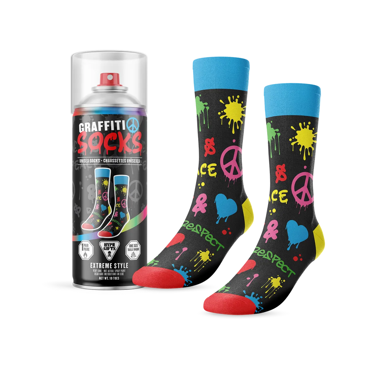 GRAFFITI SPRAY PAINT SOCKS