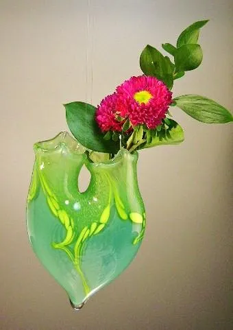 Hanging Vase with Cremains