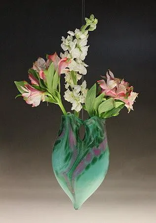 Hanging Vase with Cremains