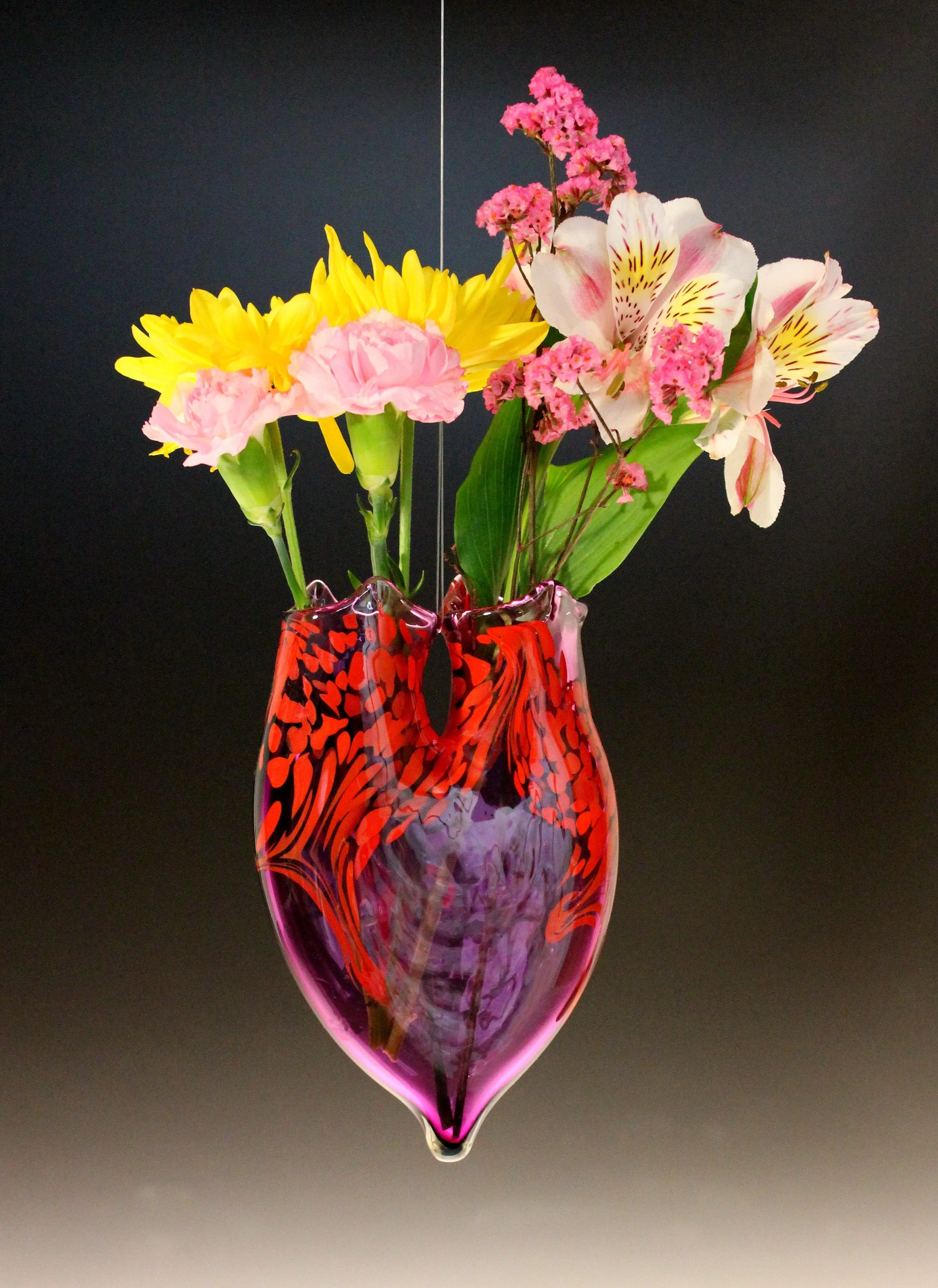 Hanging Vase with Cremains