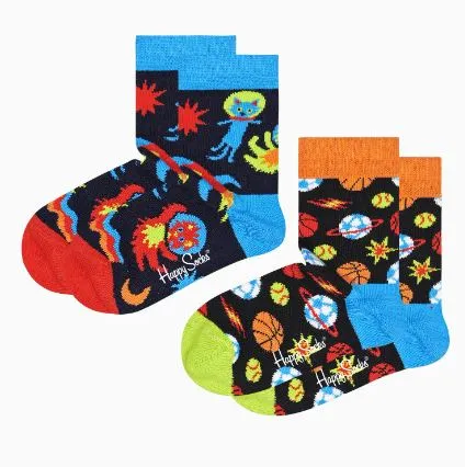 HAPPY SOCKS CHAUSSETTES KSPT02 6500 noir multi