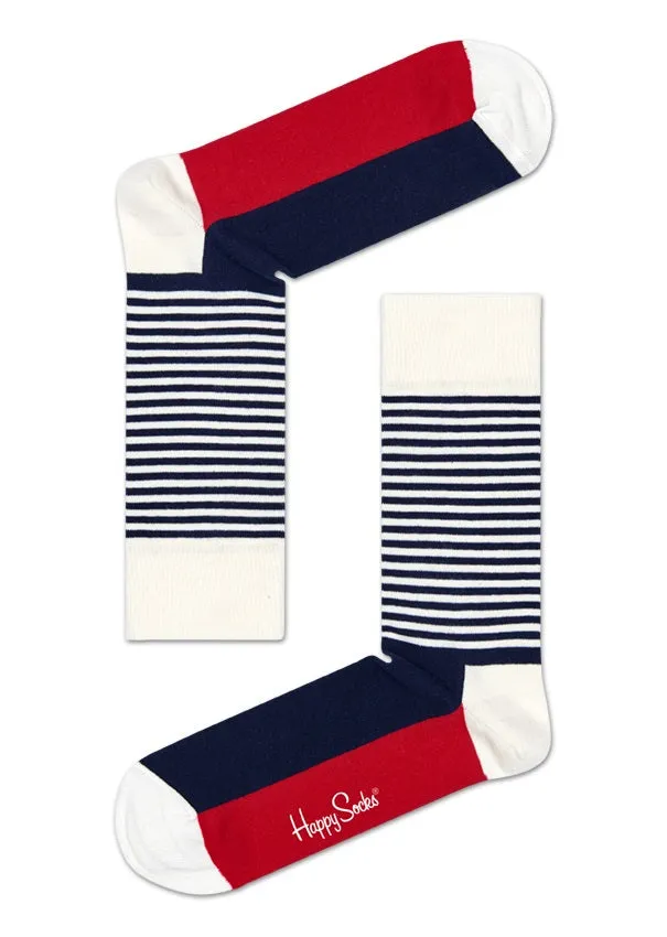 Happy Socks 'Classic Navy' Crew Sock Gift Set (4-Pairs)