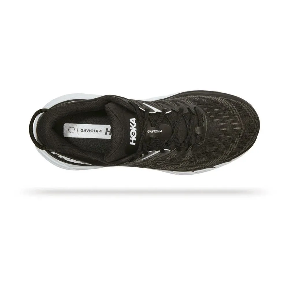 'HOKA' Men's Gaviota 4 - Black / White