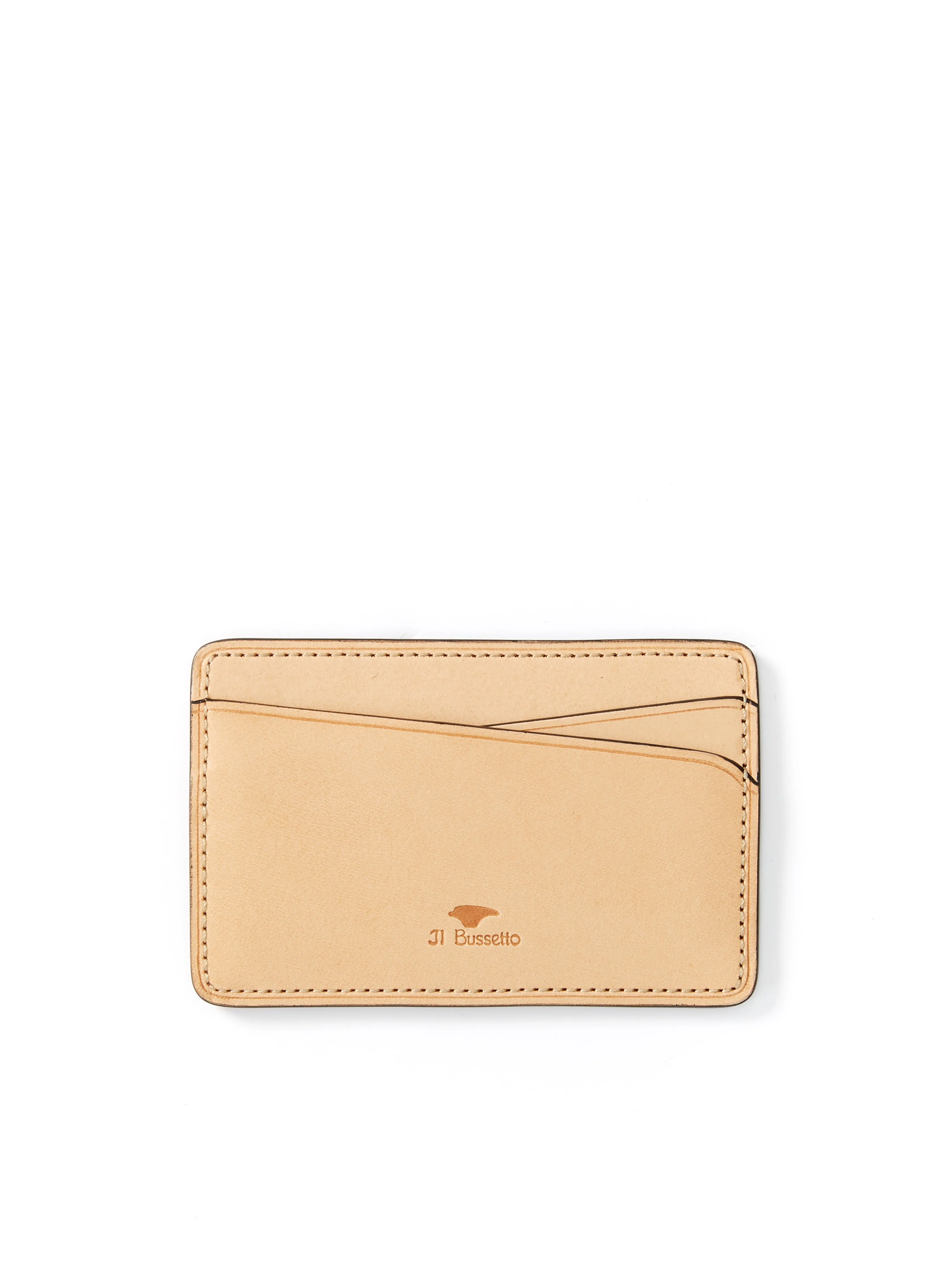 Il Bussetto Card Holder Green Leather