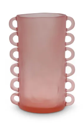 LOOPY Large Vase in Pink