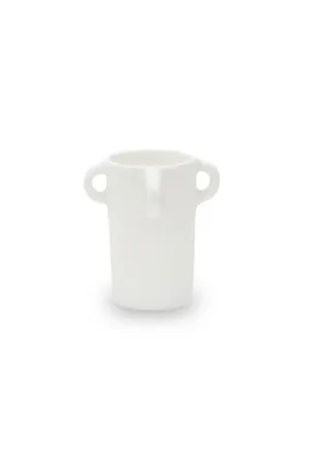 LOOPY Small Vase in White