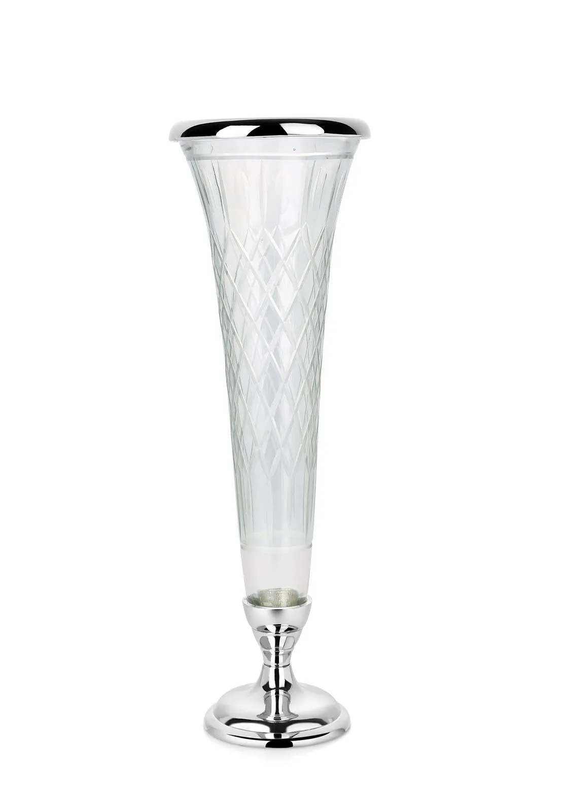 Medium Cut Glass Vase