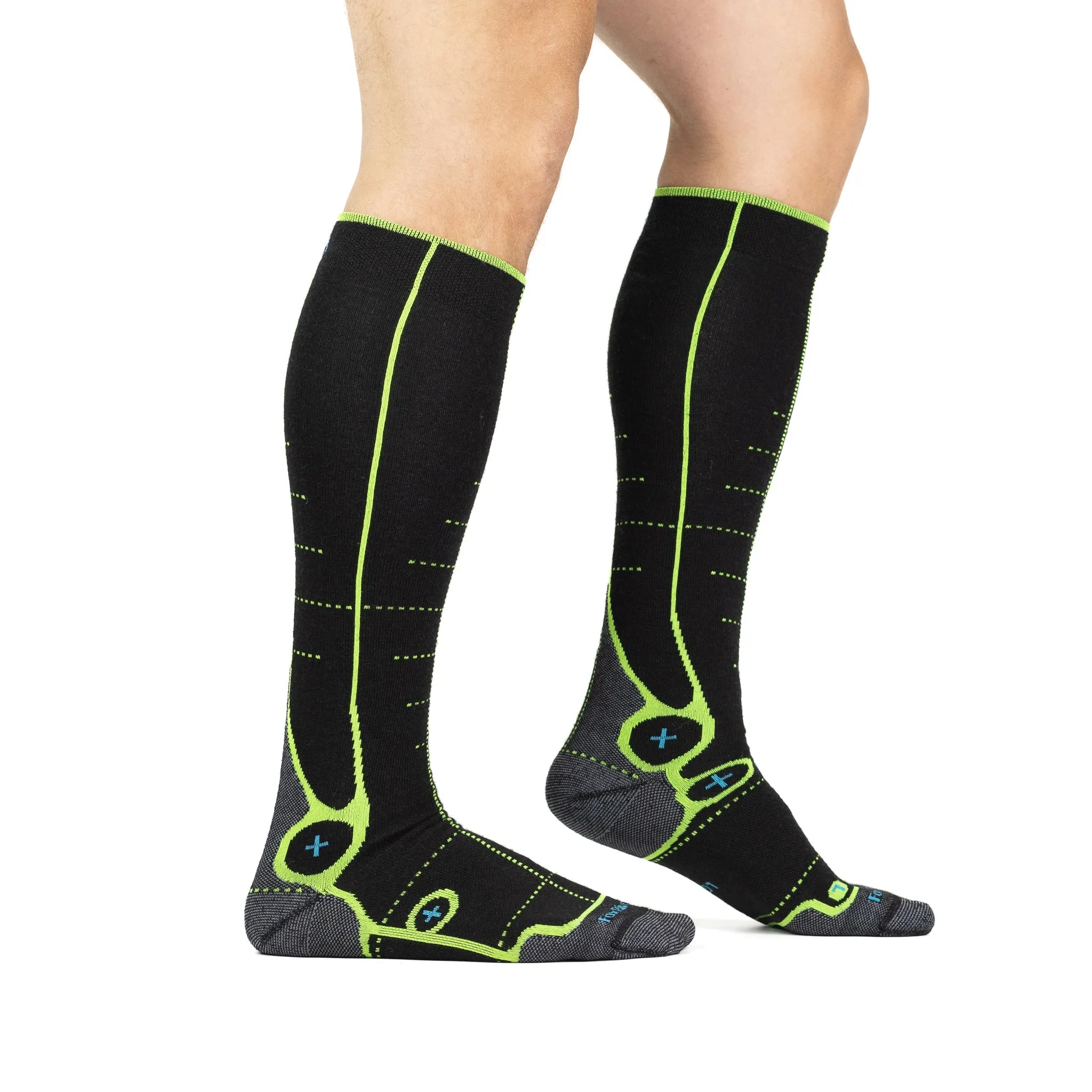 Men's Bootfitter Elite Ultra-Lightweight Over-the-Calf Socks Ski and Snowboard Sock