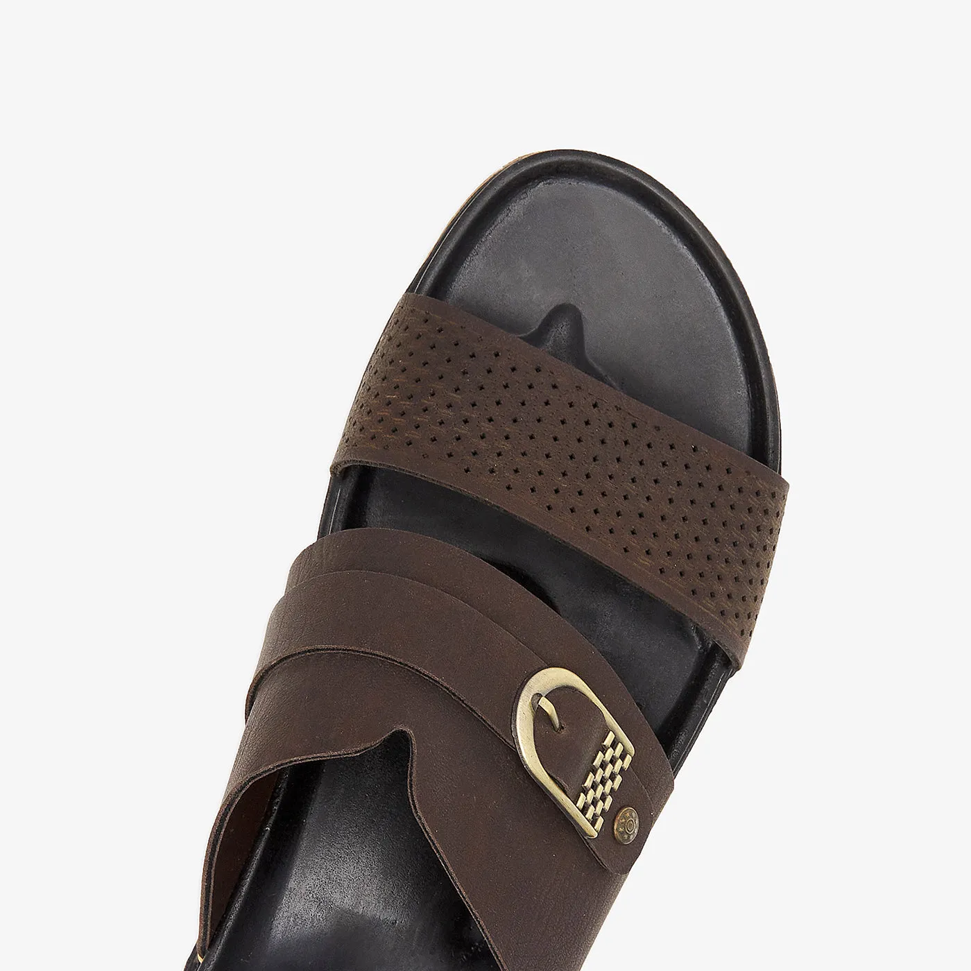 Mens Buckled Chappals