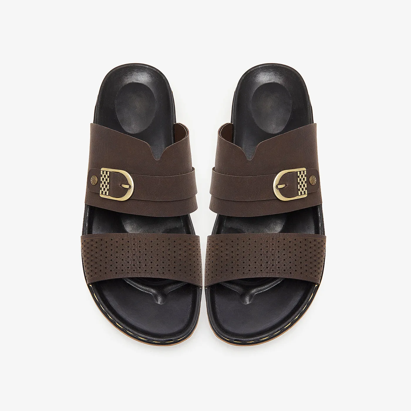 Mens Buckled Chappals