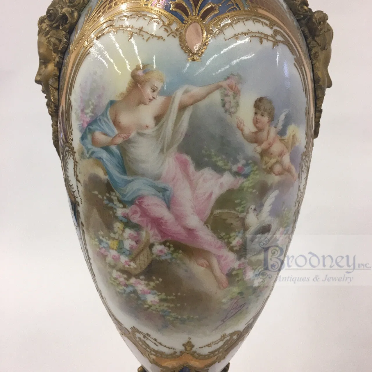 Pair of Sevres Vases