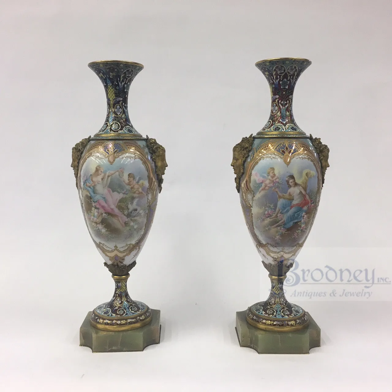 Pair of Sevres Vases