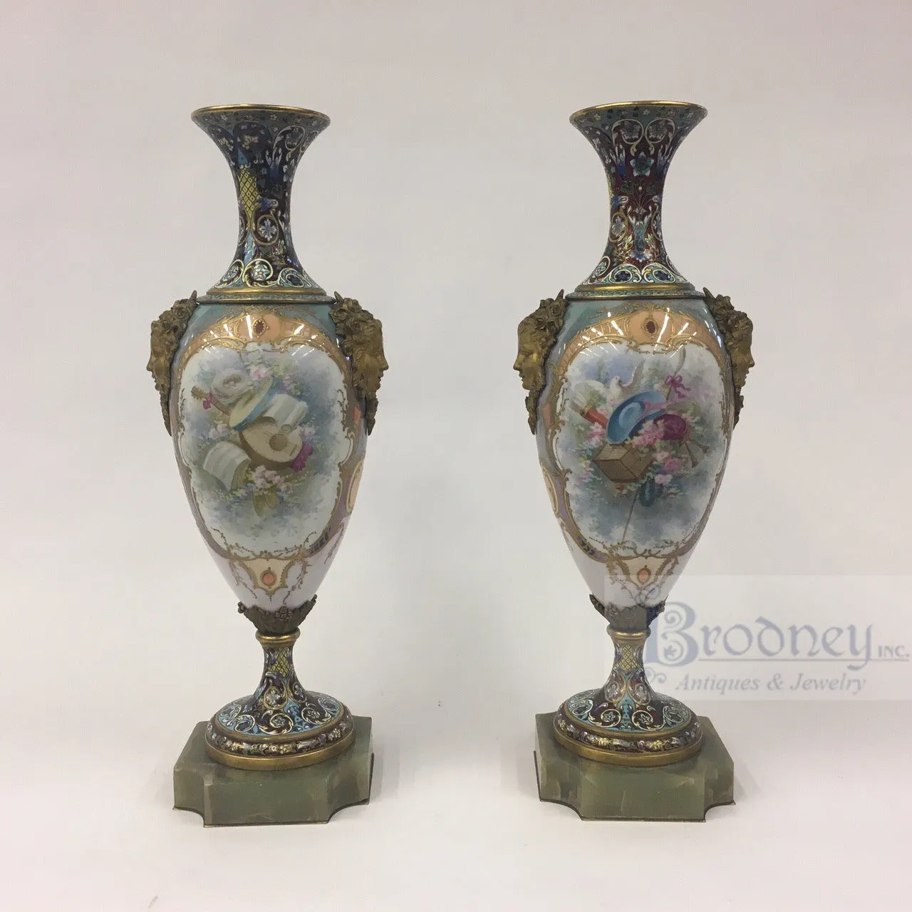 Pair of Sevres Vases