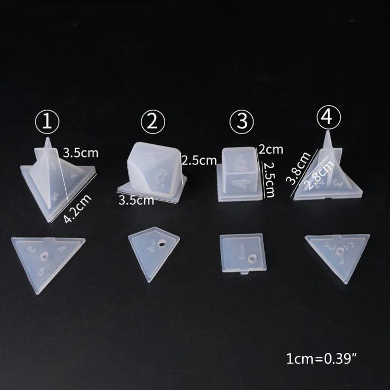 Polyhedral Dice Set Molds