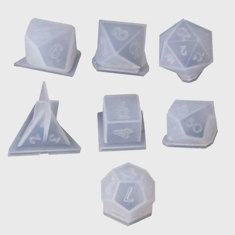 Polyhedral Dice Set Molds