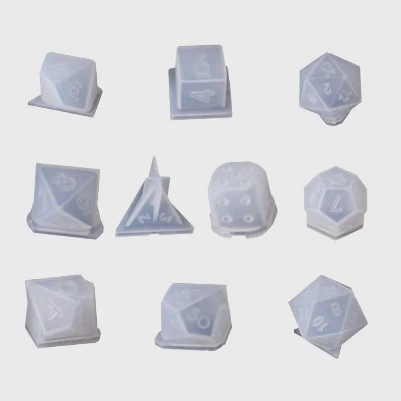 Polyhedral Dice Set Molds