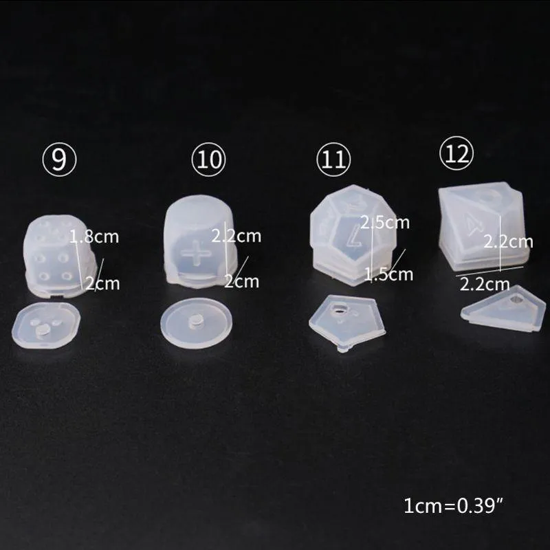 Polyhedral Dice Set Molds