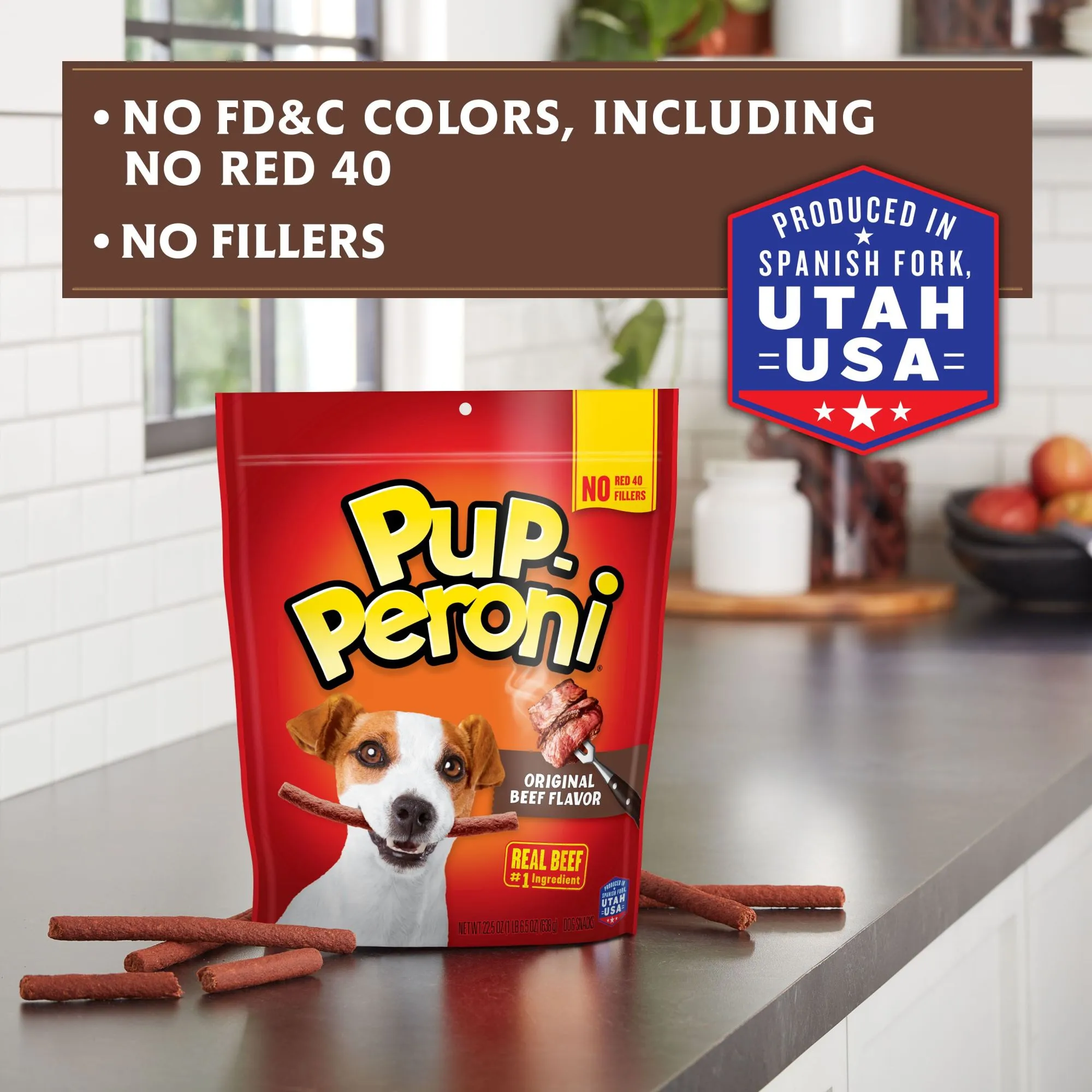 Pup-Peroni Original Beef Flavor Dog Treats, 22.5oz Bag