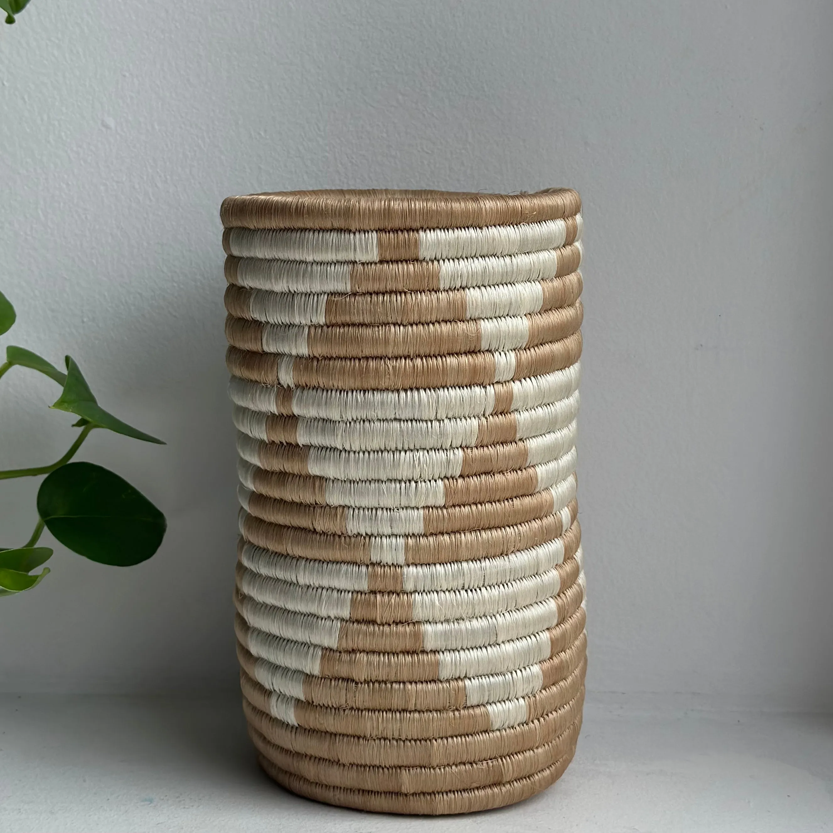 Pyramids Woven Vase (click for more colors)