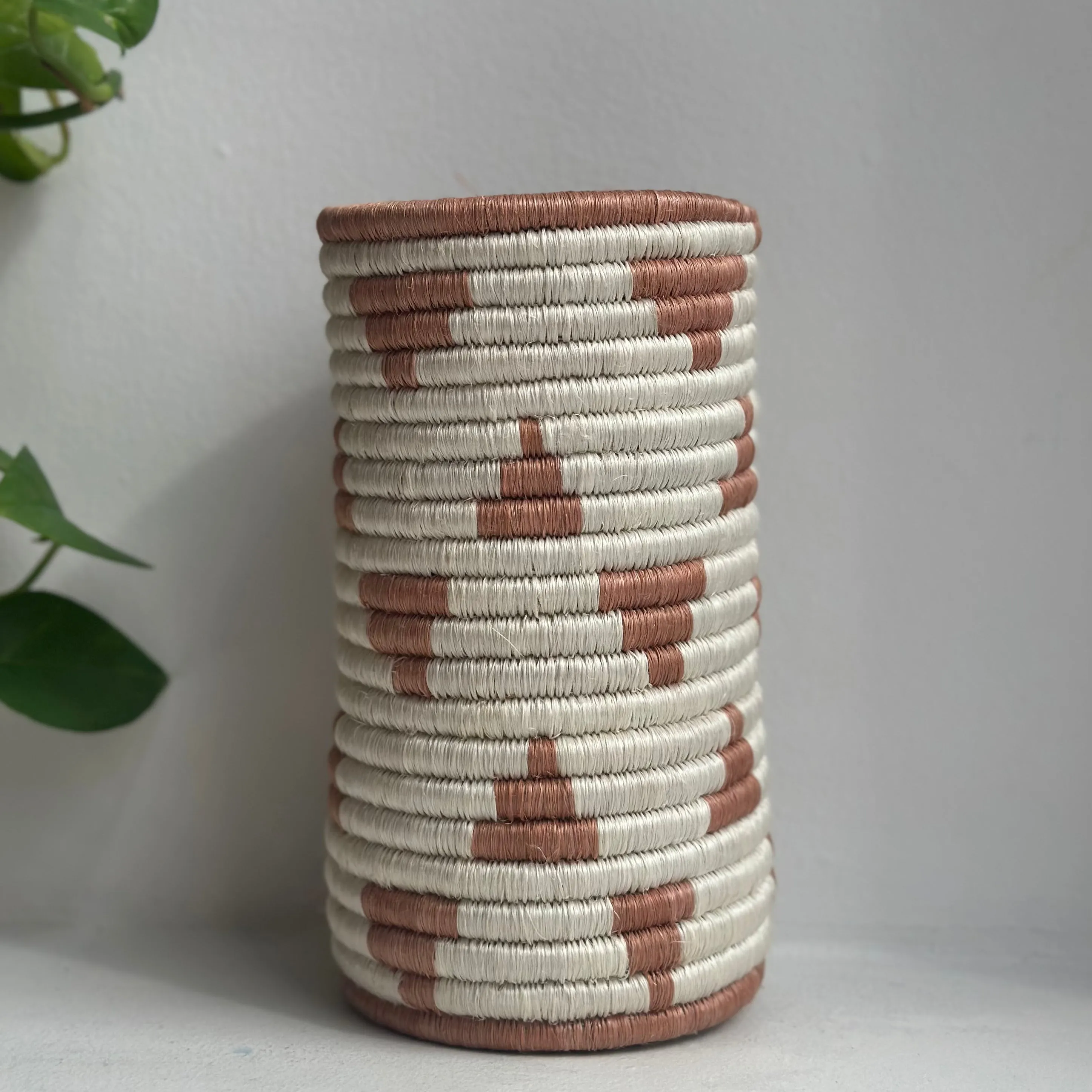 Pyramids Woven Vase (click for more colors)