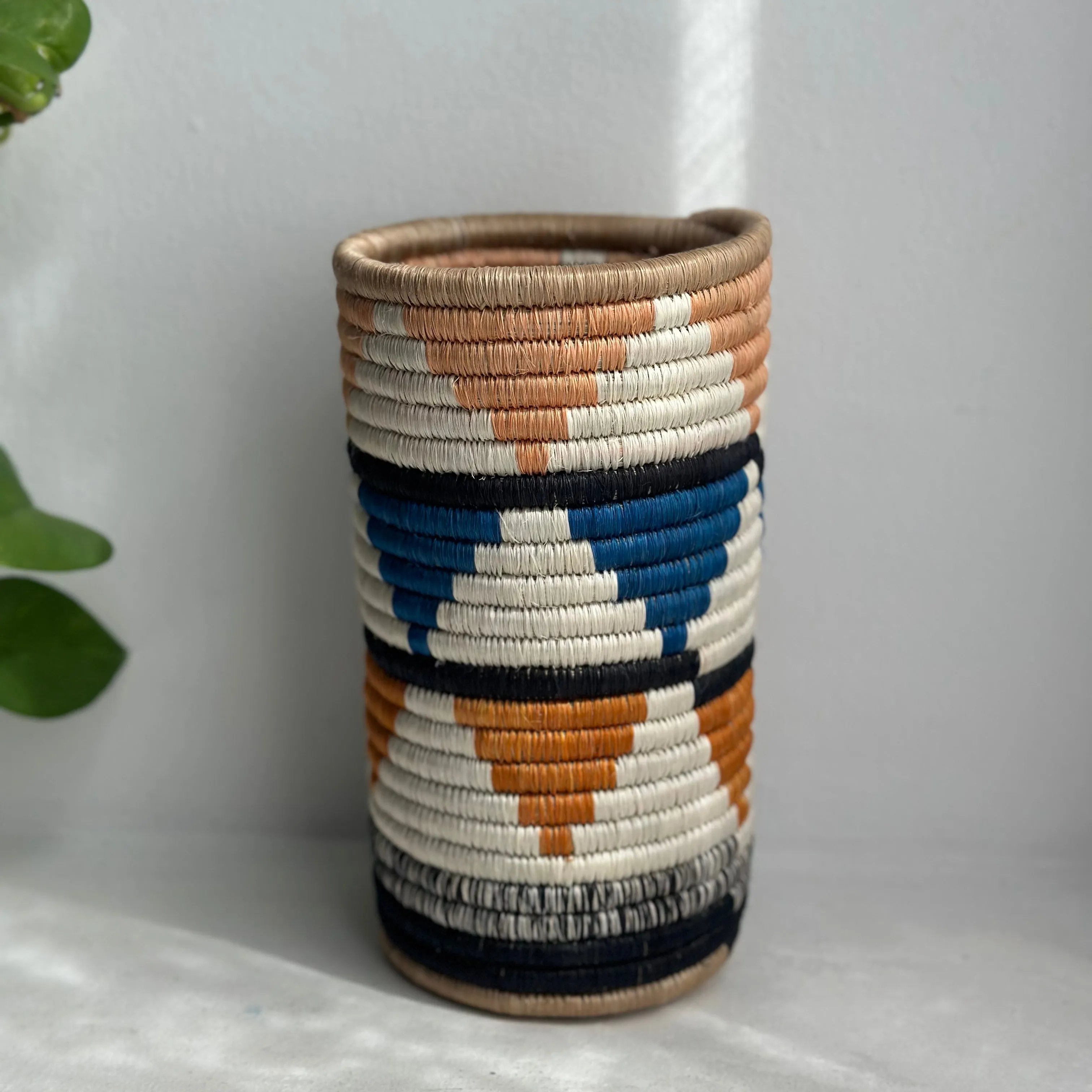 Pyramids Woven Vase (click for more colors)