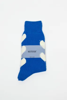 RS-63 Heart Socks Blue