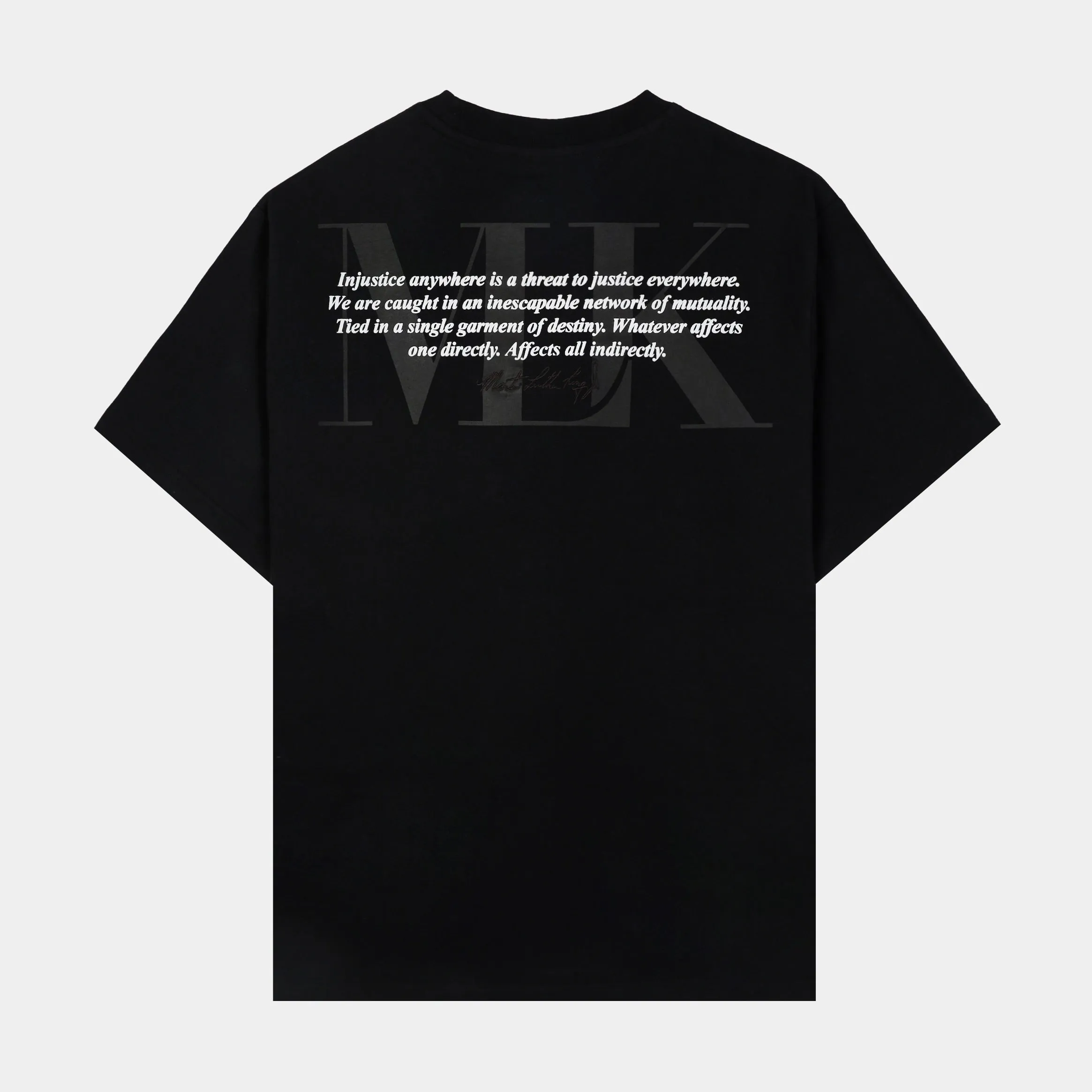 SP x MLK Arrested Mens Short Sleeve Shirt (Black/White)